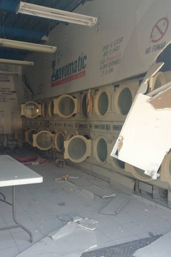 El percance ocurrió en una lavandería del barrio de San Andrés, al parecer provocado por una fuga de gas en una secadora; el percance ya es investigado