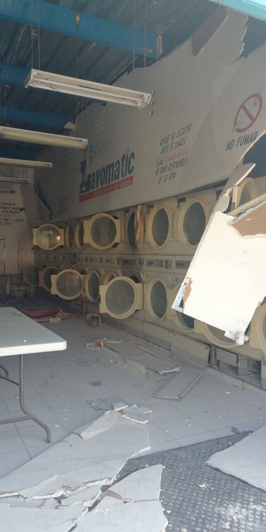 El percance ocurrió en una lavandería del barrio de San Andrés, al parecer provocado por una fuga de gas en una secadora; el percance ya es investigado