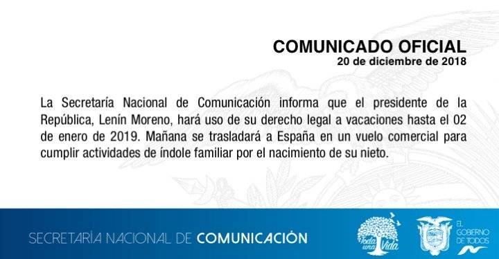 Comunicado Oficial