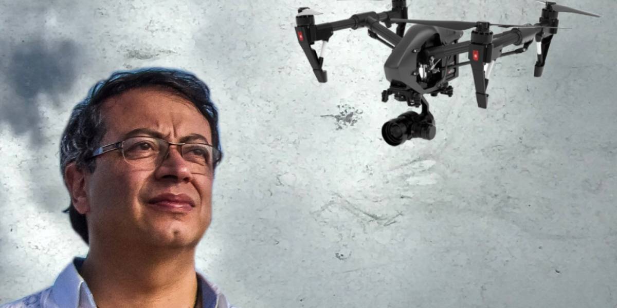Colombia: Gustavo Petro denuncia que lo están persiguiendo con un supuesto dron que nadie ha podido ver