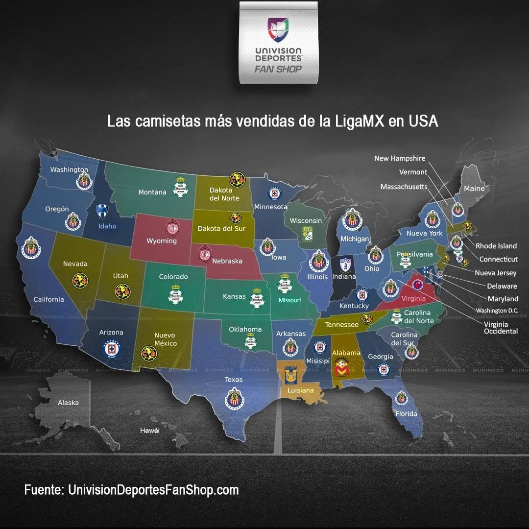 Venta playeras Estados Unidos