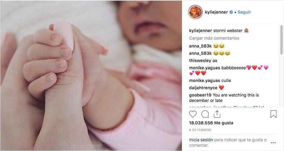 La foto más popular en Instagram