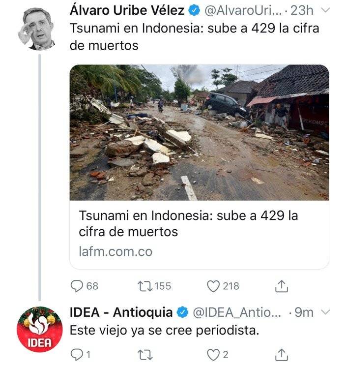 Uribe/tsunami