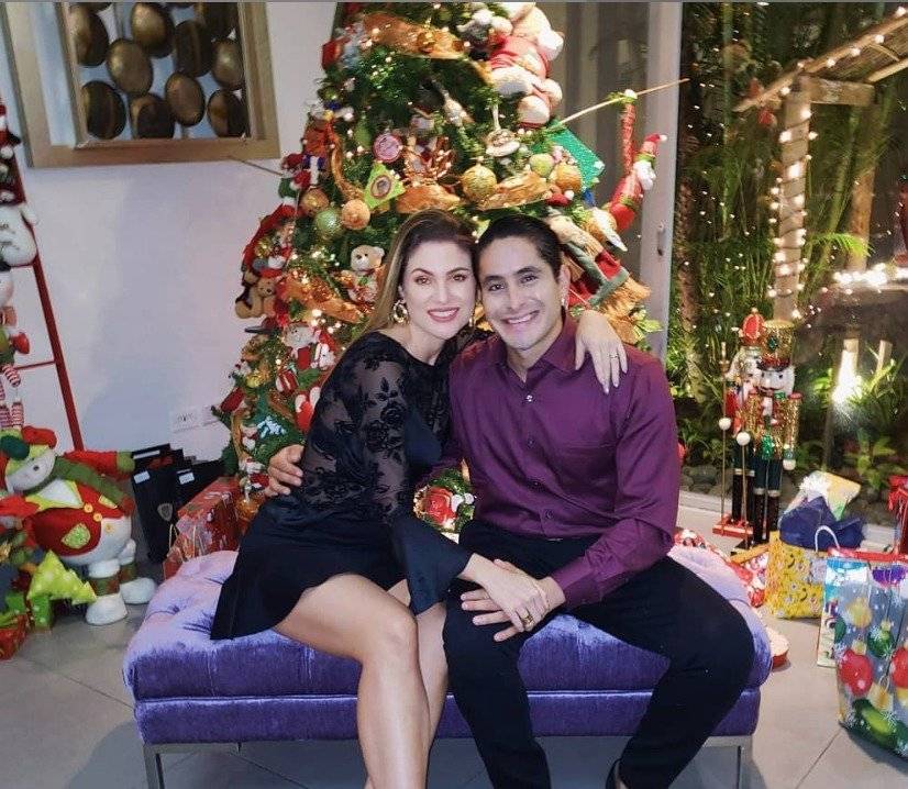 Constanza Báez y su esposo, Nelson Riofrio