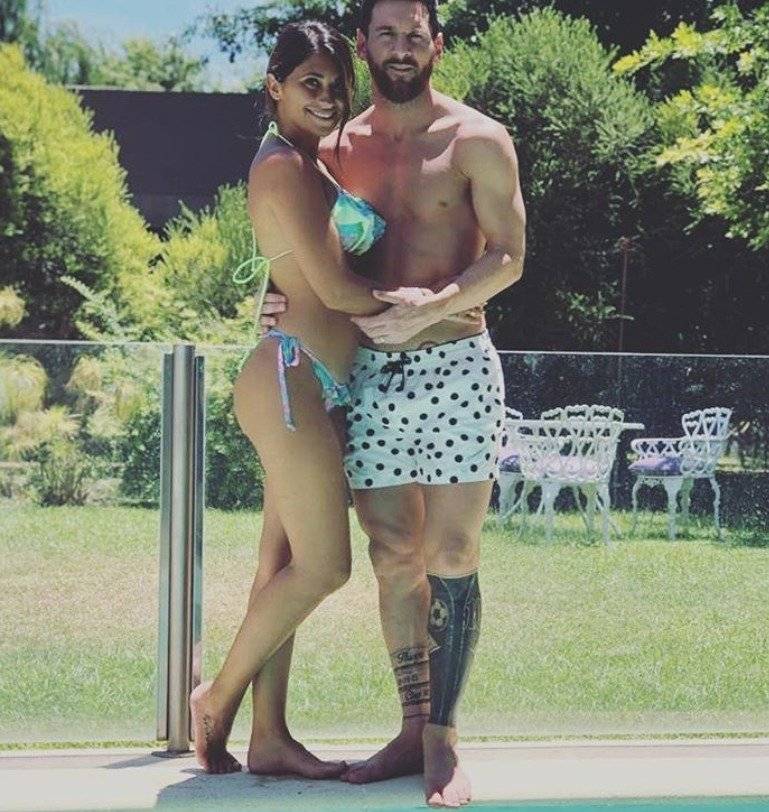 Leo Messi y Antonella Roccuzzo