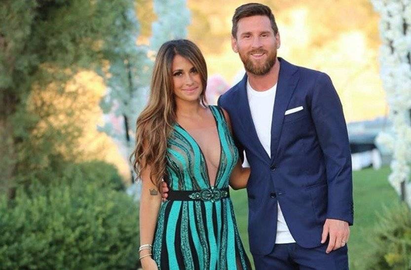 Leo Messi y su esposa, Antonella Roccuzzo