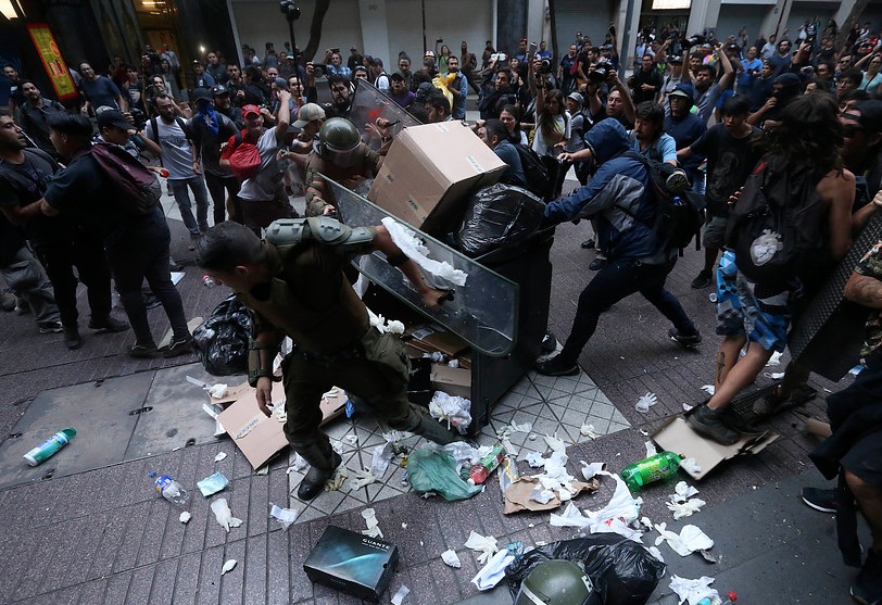 Agresiones a Carabineros