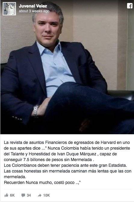 La supuesta revista de Harvard que elogió a Iván Duque