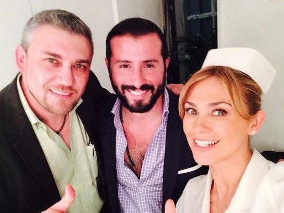 Juan Pablo Menéndez junto a Aracely Arámbula