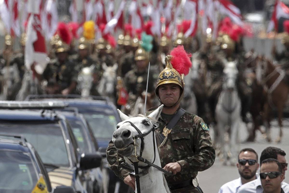 Máxima seguridad en Brasil. AP