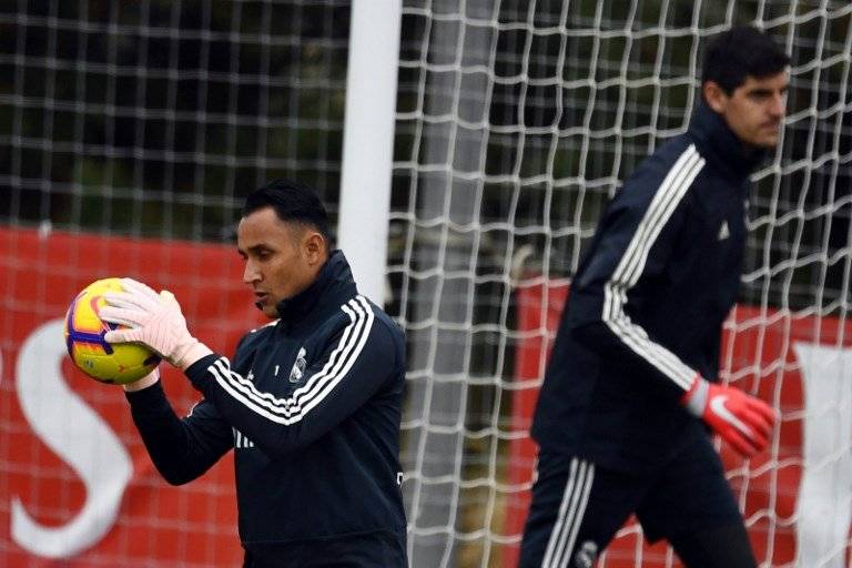 Keylor Navas y Thibaut Courtois
