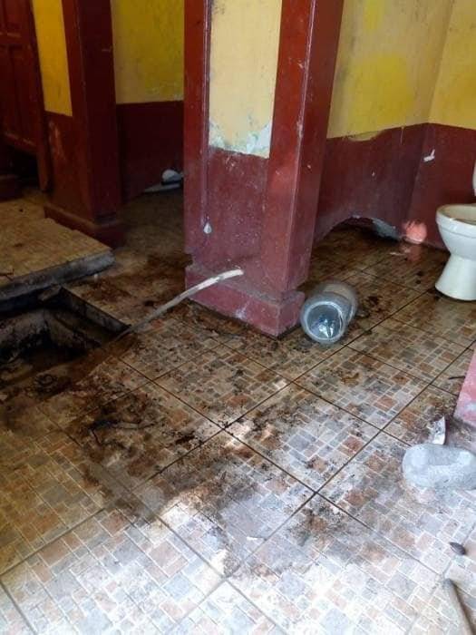 Escuela en Escuintla en mal estado