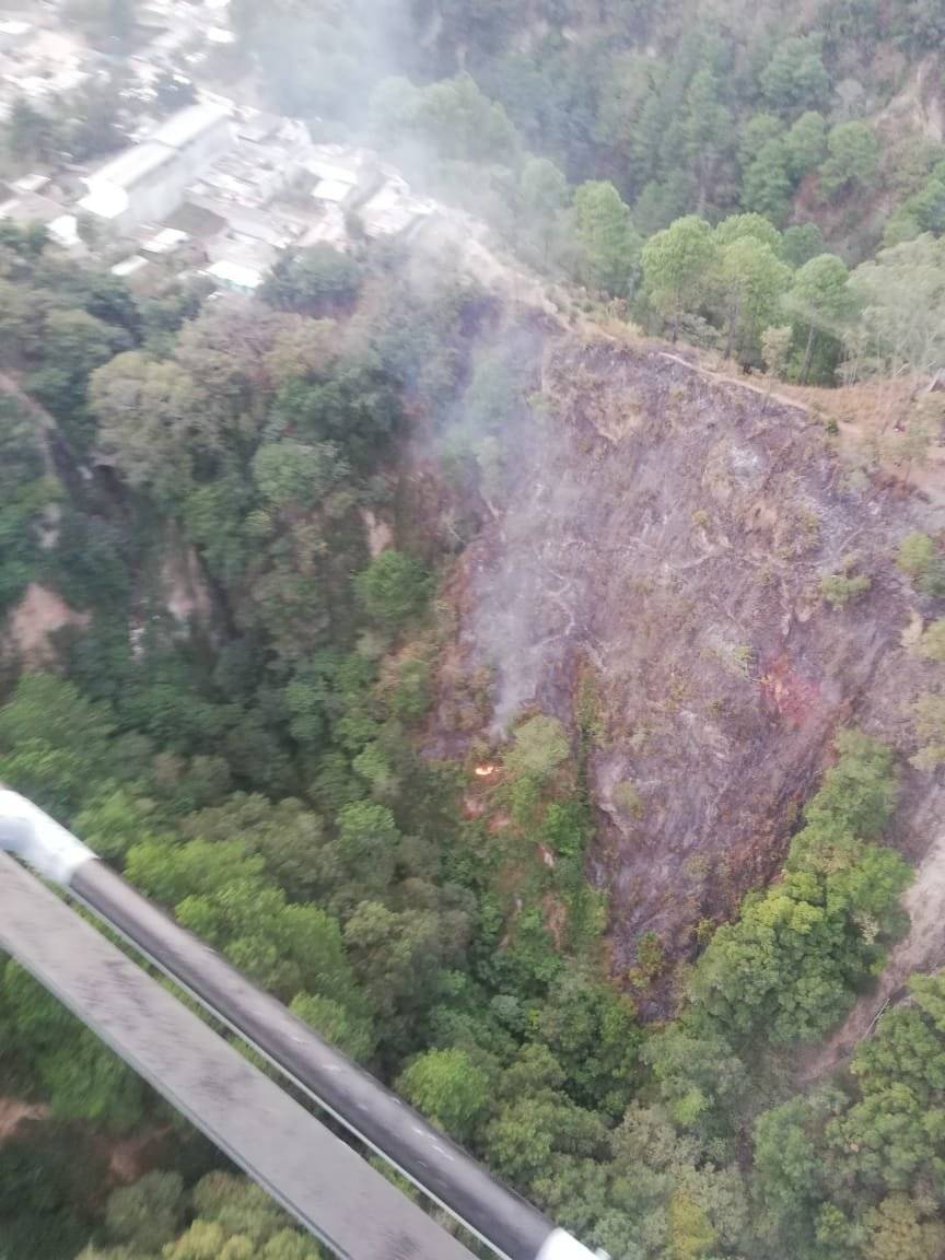 incendio en Sacoj, Mixco