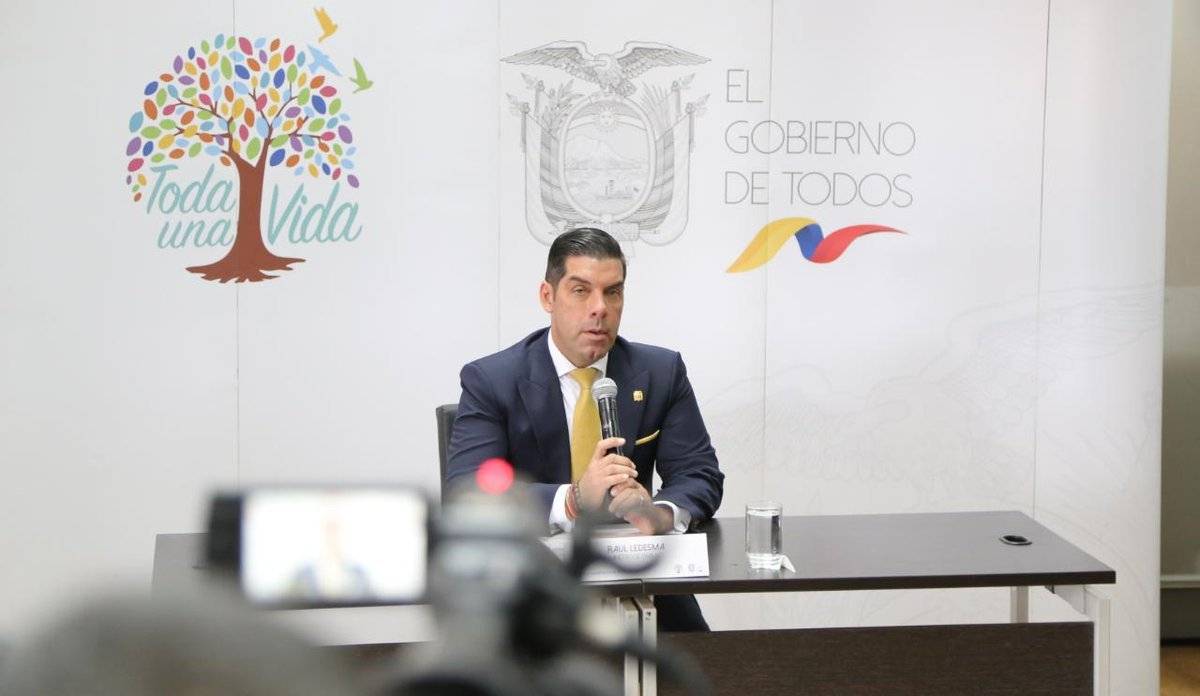 Raúl Ledesma, ministro de Trabajo
