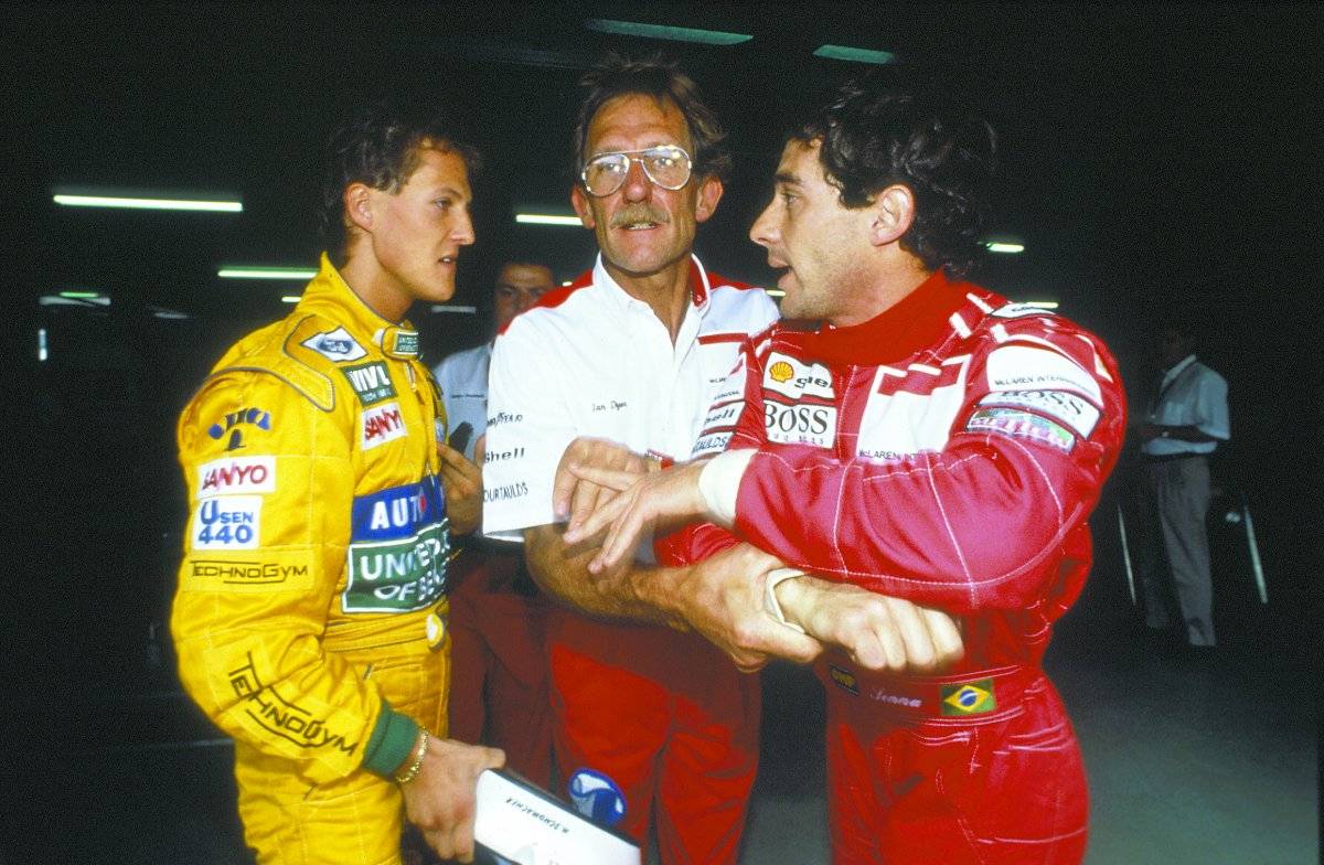 Schumacher e Senna