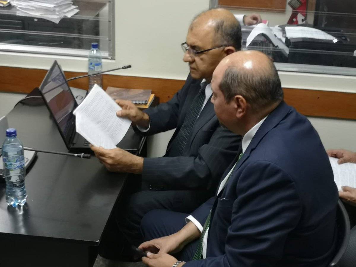 diputado Orlando Blanco en audiencia de primera declaración