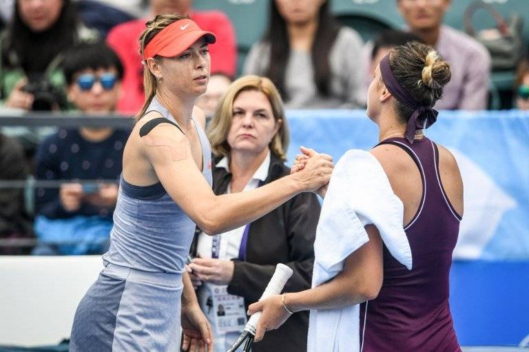 Maria Sharapova y Aryna Sabalenka