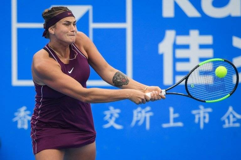 Aryna Sabalenka en el Abierto de Shenzhen