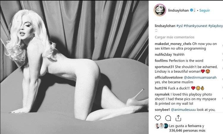 Lindsay Lohan desnuda