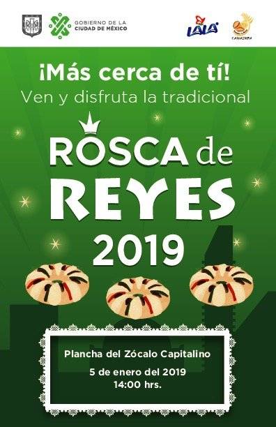 Rosca de Reyes en la Ciudad de México