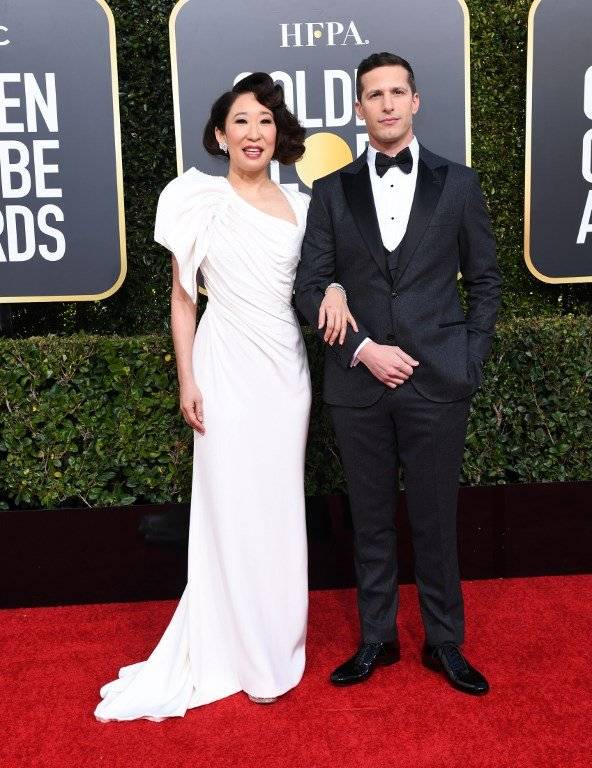Sandra Oh y Andy Samberg