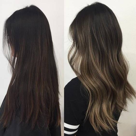 Mechas californianas cenizas