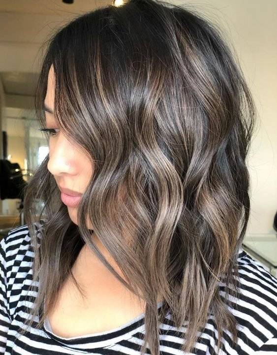 Mechas californianas cenizas