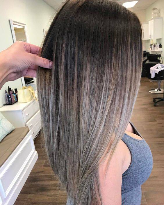Mechas californianas cenizas Mechas californianas cenizas