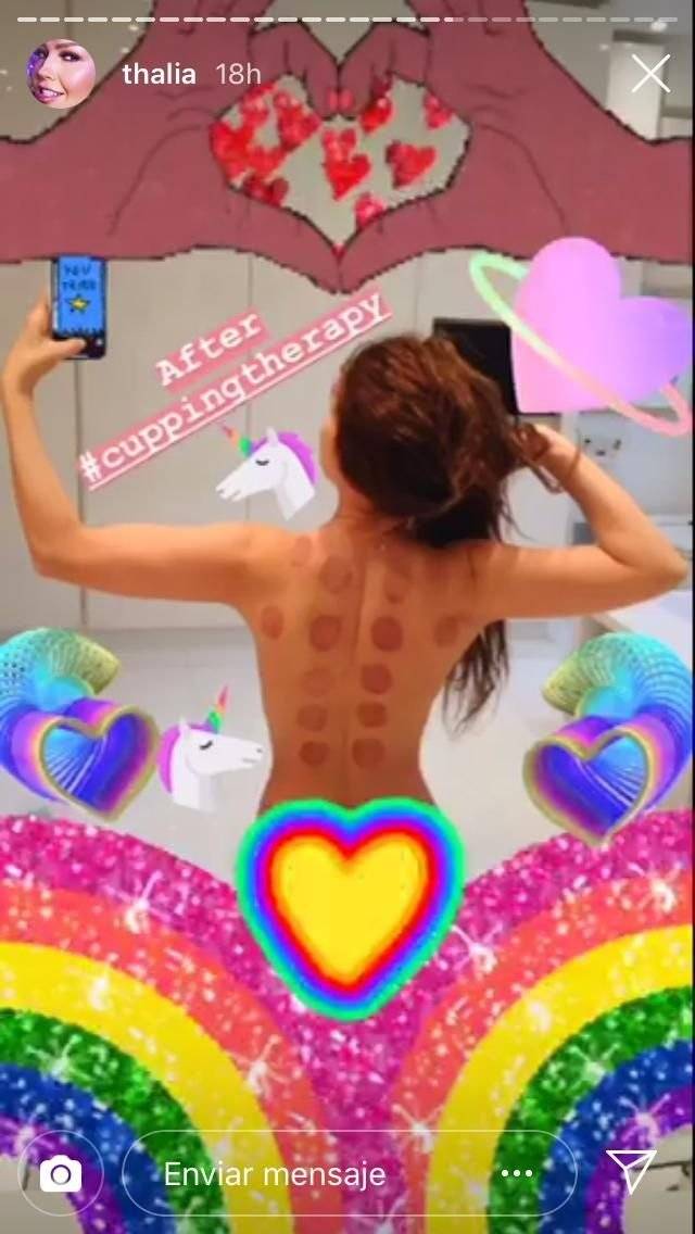 Thalía desnuda