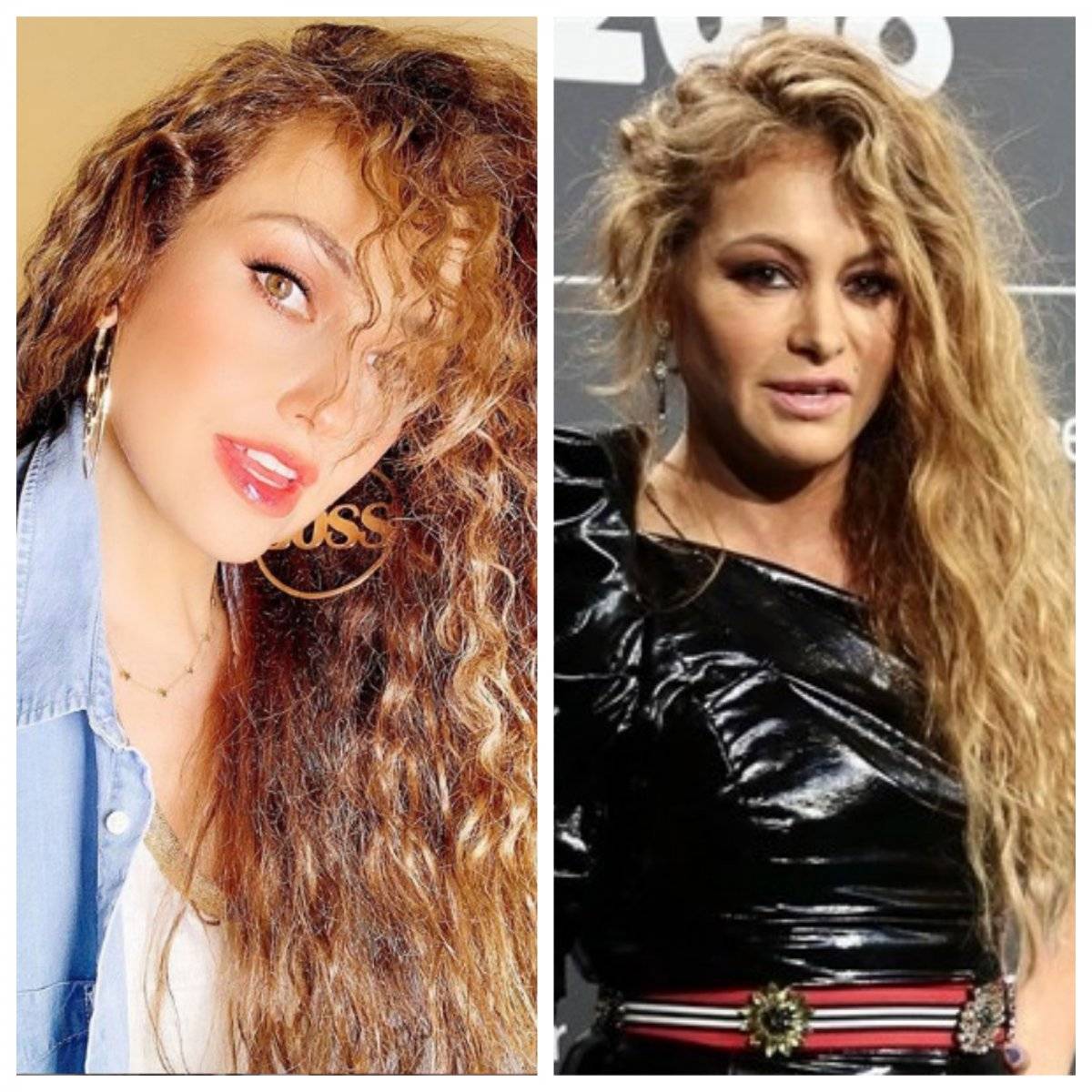 Thalía y Paulina Rubio