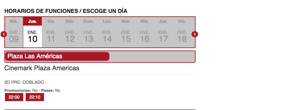 Cinemark horarios preestreno Dragon Ball