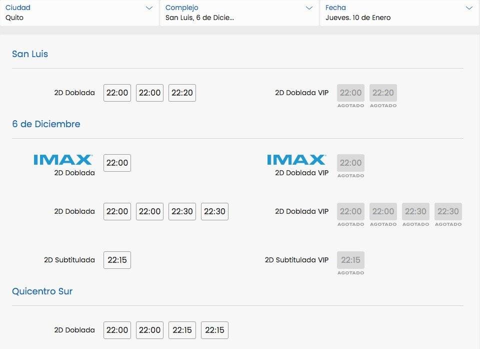 Supercines Quito