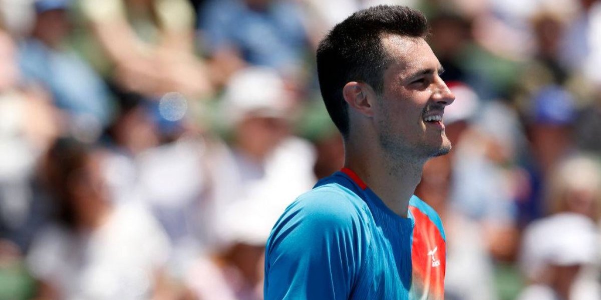 Nunca antes visto el insólito match point de Tomic que dejó en ridículo a Kyrgios