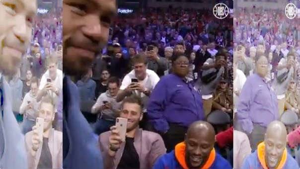 Pacquiao y Mayweather se reencontraron en un partido de la NBA