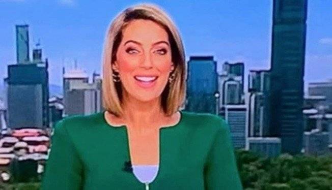 Presentadora de TV se vuelve viral por utilizar una blusa