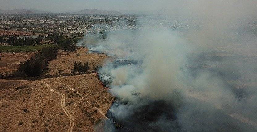Incendio en Puente Alto