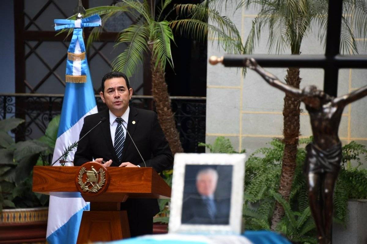 honras fúnebres al ex vicepresidente Francisco Reyes en el Palacio Nacional