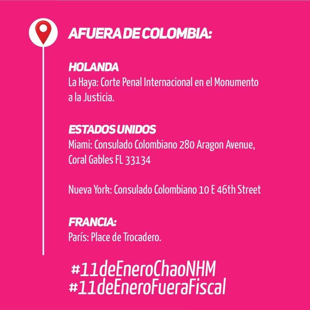 Marcha contra el fiscal