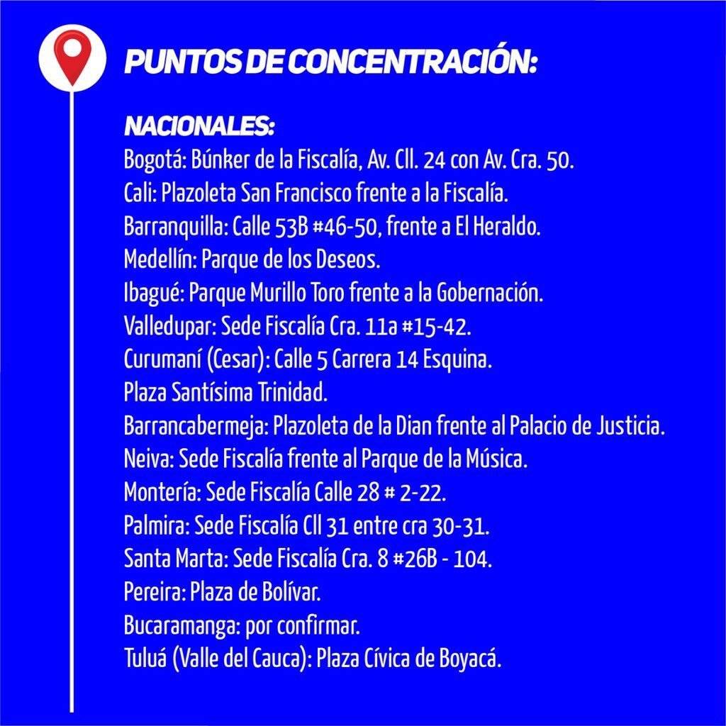 Marcha contra el fiscal