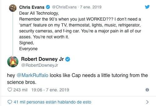 Marvel: Hulk y Iron Man ‘trollean’ a capitan America en Twitter