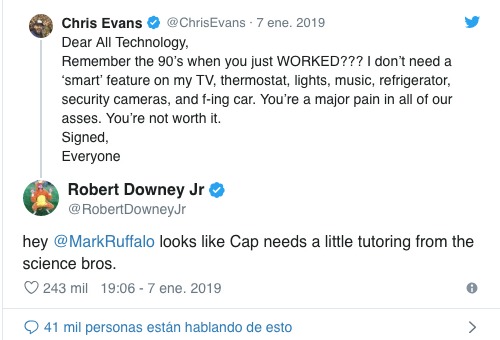 Marvel: Hulk y Iron Man ‘trollean’ a capitan America en Twitter