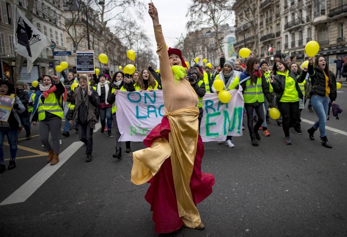 Chalecos amarillos atenúa las protestas en Francia