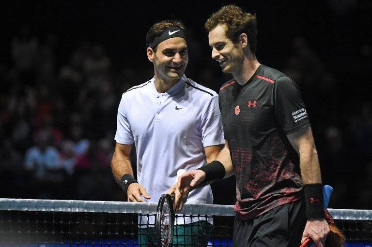 Roger Federer y Andy Murray