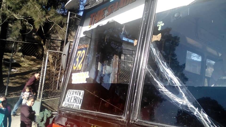 Mujer fue arrollada por un bus en la zona 11.