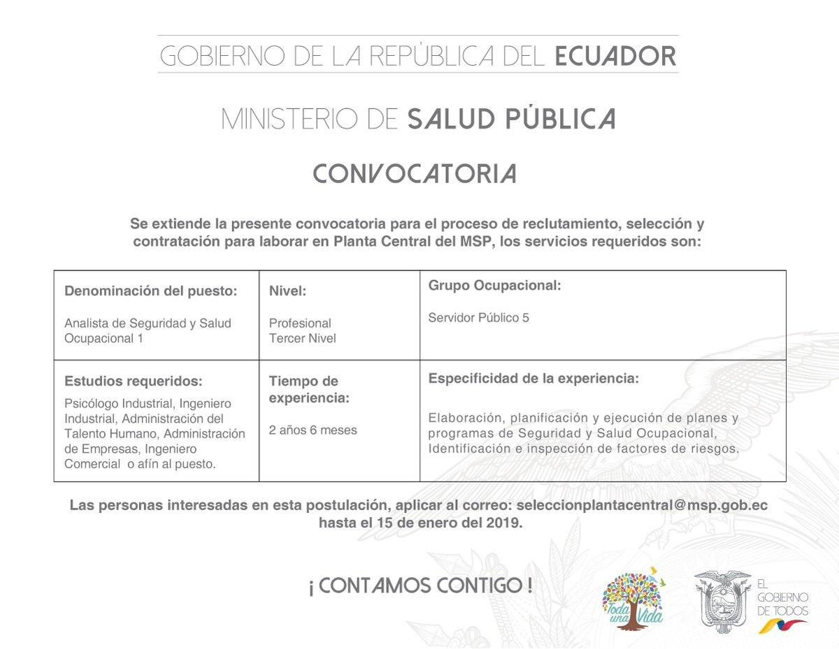 Analista de Seguridad y Salud Ocupacional 1