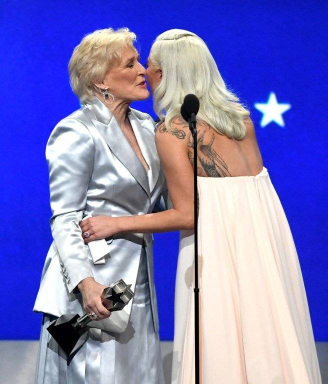 Lady Gaga y Glenn Close