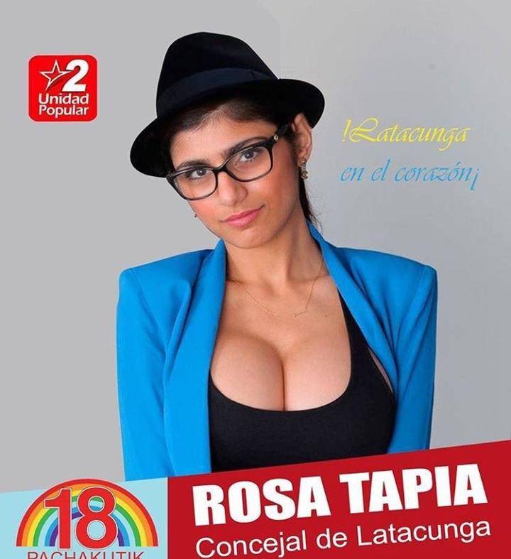 Mia Khalifa vuelve a ser blanco de 'memes' políticos Mia Khalifa vuelve a ser blanco de 'memes' políticos