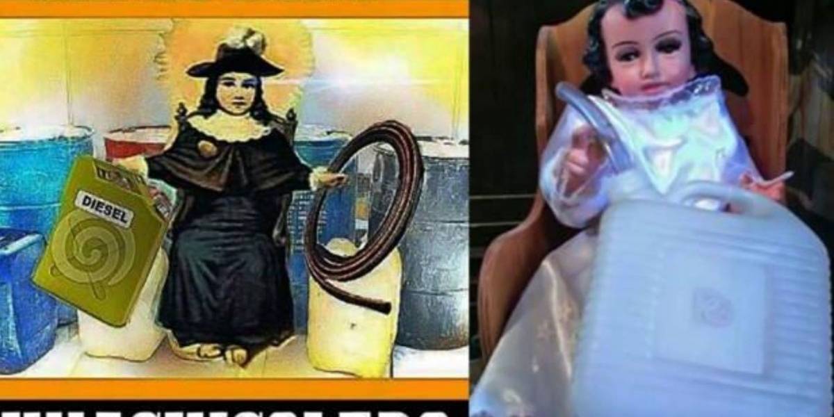 México: Los huachicoleros se encomiendan al Santo Niño Huachicolero