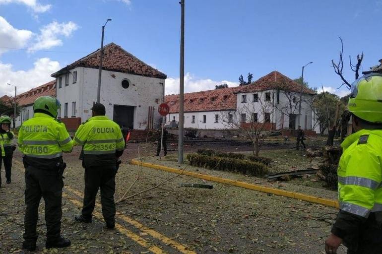 Explosão Academia de Polícia de Bogotá Colômbia