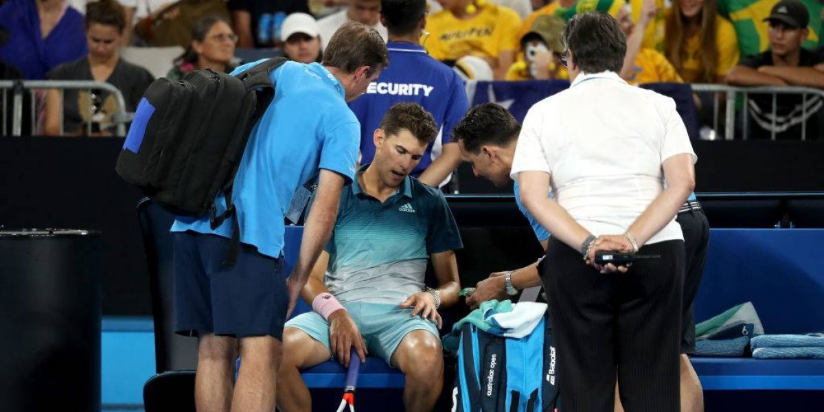 Me duele todo el cuerpo, no tenía caso continuar — Dominic Thiem Me duele todo el cuerpo, no tenía caso continuar — Dominic Thiem